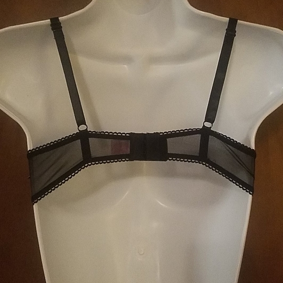 TWO PIECE HOT PINK AND BLACK ZEBRA LINGERIE SET - Picture 4 of 5